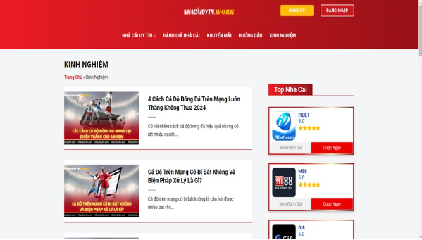 NHACAIUYTIN FANS - Trang Đánh Giá Nhà Cái Uy Tín Nhất Việt Nam