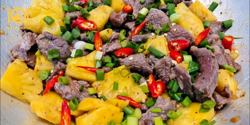 Cách làm thịt bò xào dứa chua ngọt đơn giản, ai cũng làm được